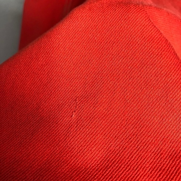 forever21 Los Angeles Mod 60s Style Orange Denim Jumper - Picture 8 of 10